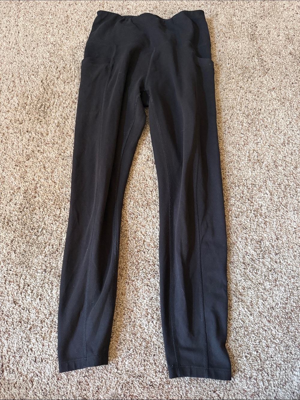Apana Black Women's High-Waist Performance Leggings